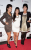 Kim Kardashian spotted at her Las Vegas birthday bash with Kourtney Kardashian and their mother Kris Jenner at the trendy Tao Nightclub on October 16th 2009 3