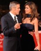 George Clooney and his girlfriend Elisabetta Canalis at the screening of his new movie Up in the Air held at the Auditorium Parco della Musica on October 17th at the Rome Film Festival in Italy 16