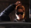 Rihanna on the filming set of her new music video in New York City on October 16th 2009 16