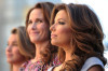 Eva Longoria with Andie MacDowell attend the ceremony celebrating LOreal 100th anniversary with a star on The Hollywood Walk Of Fame on October 20th 2009 in Hollywood California