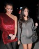 Kim and Kourtney Kardashian arrive at the Philippe Chow Restaurant in West Hollywood for Kim birthday dinner on October 22nd 2009 8