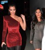 Kim and Kourtney Kardashian arrive at the Philippe Chow Restaurant in West Hollywood for Kim birthday dinner on October 22nd 2009 4