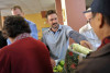 David Arquette passes out food to residents of Tenderloin district at the Feeding America Food Bank on October 22nd 2009 in San Francisco California 2