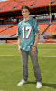 Kris Allen picture as he arrives at the Land Shark Stadium prior to his performance at the Miami Dolphins tailgate party on October 23rd 2009 11