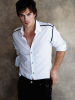 Ian Somerhalder dekstop wallpaper from a Dolce and Gabbana shirt and Pudel skinny jeans phot shoot in the November 2009 issue of August Man magazine 2