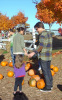 Tom Cruise with Katie Holmes and their daughter Suri seen getting a pumpkin at the Brooksby Farm in Massachusetts on October 25th 2009 2