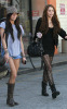 Miley Cyrus candids with her best friend Mandy Jiroux leaving Sushi Dan restaurant in Studio City on October 25th 2009 3