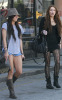 Miley Cyrus candids with her best friend Mandy Jiroux leaving Sushi Dan restaurant in Studio City on October 25th 2009 1