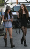 Miley Cyrus candids with her best friend Mandy Jiroux leaving Sushi Dan restaurant in Studio City on October 25th 2009 4