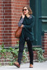 Maggie Gyllenhaal spotted getting in a taxi in the West Village after shopping with a friend on october 26th 2009 5