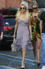 Paris Hilton seen with model Cheyenne Tozzi as they arrive at a Studio for a photo shoot in Hollywood on october 26th 2009 5