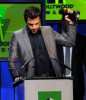 Zachary Quinto accepts the Hollywood Movie Of The Year award onstage during the 13th annual Hollywood Awards Gala Ceremony held at The Beverly Hilton Hotel on October 26th 2009 3