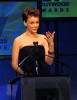 Carey Mulligan accepts the Breakthrough Actress award onstage during the 13th annual Hollywood Awards Gala Ceremony held at The Beverly Hilton Hotel on October 26th 2009 2