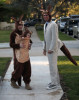 Alyson Hannigan and her husband Alexis Denisof spotted dressed in matching kangaroo costumes together with their baby Satyana out for Haloween on October 31st 2009 9