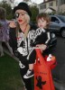 Christina Aguilera seen with her husband Jordan Bratman and their son Max dressed for Halloween in Brentwood on October 31st 2009 13