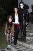 Kate Beckinsale picture with Len Wiseman and her daughter Lily Mo Sheen spotted dressing for a Halloween party in Los Angeles on October 31st 2009 3