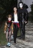 Kate Beckinsale picture with Len Wiseman and her daughter Lily Mo Sheen spotted dressing for a Halloween party in Los Angeles on October 31st 2009 2