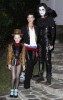 Kate Beckinsale picture with Len Wiseman and her daughter Lily Mo Sheen spotted dressing for a Halloween party in Los Angeles on October 31st 2009 4