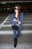 Ashley Greene photo with her cute puppy as she was arriving at LAX in Los Angeles on December 28th 2009 1