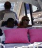 Beyonce Knowles spotted with her husband Jay Z on a yacht around the Caribbean at St Barth on December 31st 2009 3