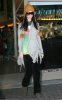 Katy Perry seen wearing a kintted honey brown hat at LAX Airport on December 24th 2009 4