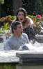 Shenae Grimes spotted getting wet while running into a fountain for an episode of 9010 in Los Angeles on January 8th 2010 4