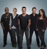 Ellen DeGeneres in American Idol 2010 with Ryan Seacrest, Randy Jackson, Kara DioGuardi and Simon Cowell