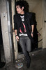 Adam Lambert spotted leaving the Hotel Cafe in West Hollywood after he performed a gig there on January 9th 2010 2