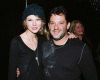 Taylor Swift and Tony Stewart at a charity country music concert in Nashville Tennessee on January 9th 2010 2