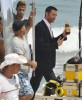 Hugh Jackman with Ana de la Reguera shooting a commercial on Grumari beach for Lipton Iced Tea on January 11th 2010 in Rio de Janeiro 5