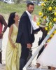 Hugh Jackman with Ana de la Reguera shooting a commercial on Grumari beach for Lipton Iced Tea on January 11th 2010 in Rio de Janeiro 7