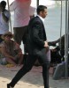 Hugh Jackman with Ana de la Reguera shooting a commercial on Grumari beach for Lipton Iced Tea on January 11th 2010 in Rio de Janeiro 4