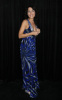 Lisa Edelstein at the 9th Annual Diamond Fashion Show Preview at the Beverly Hills Hotel in California on January 14th 2010 wearing a maxi blue dress 1