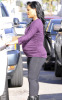 Christina Milian pregnant picture while spotted about to get inside her car on January 14  2010 in Hollywood 3