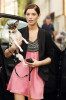 Ashley Greene photo wearing a pink dress as she walks her cute dog on January 15th 2010 in West Hollywood 3