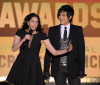 Sarah Silverman and Adam Lambert present the Best Comedy award during the 15th annual Critics Choice Movie Awards on January 15th 2010 at the Hollywood Palladium 2