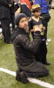 Brad Pitt and his son Maddox seen at the New Orleans Saints playoff game against the Arizona Cardinals on January 16th 2010 in the Louisiana Superdome 4