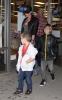 Victoria Beckham spotted with her sons Cruz and Romeo and Brooklyn on January 15th 2010 infront of a Blockbuster video store in Hollywood 2