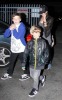 Victoria Beckham spotted with her sons Cruz and Romeo and Brooklyn on January 15th 2010 infront of a Blockbuster video store in Hollywood 1