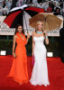 Samantha Harris and Lara Spencer at the 67th Annual Golden Globe Awards held at The Beverly Hilton Hotel on January 17th 2010 in California