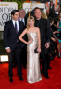 Eli Roth and Melanie Laurent and Quentin Tarantino at the 67th Annual Golden Globe Awards held at The Beverly Hilton Hotel on January 17th 2010 in California