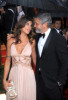 George Clooney and Elisabetta Canalis at the 67th Annual Golden Globe Awards held at The Beverly Hilton Hotel on January 17th 2010 in California