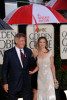 Harrison Ford and Calista Flockhart attend the 67th Annual Golden Globe Awards held at The Beverly Hilton Hotel on January 17th 2010 in California 3