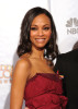 Zoe Saldana in the press room during the 67th Annual Golden Globe Award at The Beverly Hilton Hotel on January 17th 2010 in California