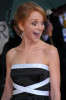 Jayma Mays attends the 67th Annual Golden Globe Awards held at The Beverly Hilton Hotel on January 17th 2010 in California