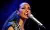 Alicia Keys photo on stage from her performance at the Royal Theater on January 18th 2010 in Madrid 1