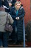 Hilary Duff spotted on the filming set of Law and Order SVU on March 24th 2009 in Harlem 3