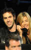 Jennifer Aniston with Sacha Baron Cohen at the Hope For Haiti Now telethon  held at CBS Television City January 22nd 2010 in Los Angeles