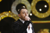 Ahmad Sherif performing on stage at the season2 of the LBC reality show perfect Bride 6