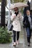 Nicky Hilton spotted out in the rain on January 22nd 2010 to have lunch in Beverly Hills 1